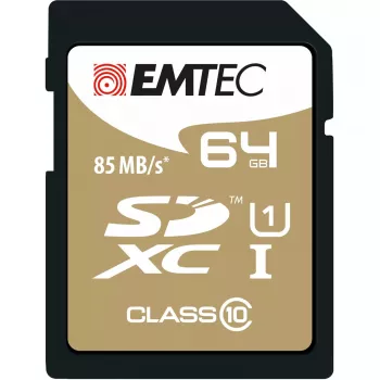 Atmiņas karte Emtec 64GB SDXC Class 10 ECMSD64GXC10GP