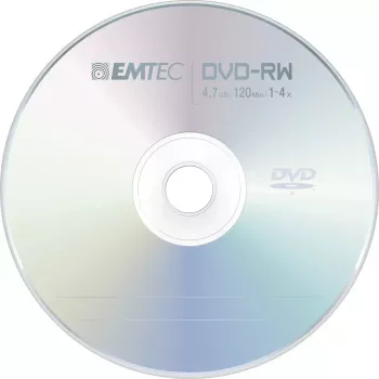 DVD-RW Emtec ECOVRW47104CB 4.7 GB 10 gab.
