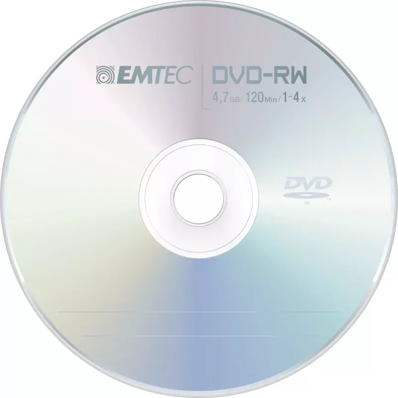 DVD-RW Emtec ECOVRW47104CB 4.7 GB 10 gab.