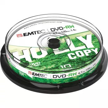 DVD-RW Emtec ECOVRW47104CB 4.7 GB 10 gab.