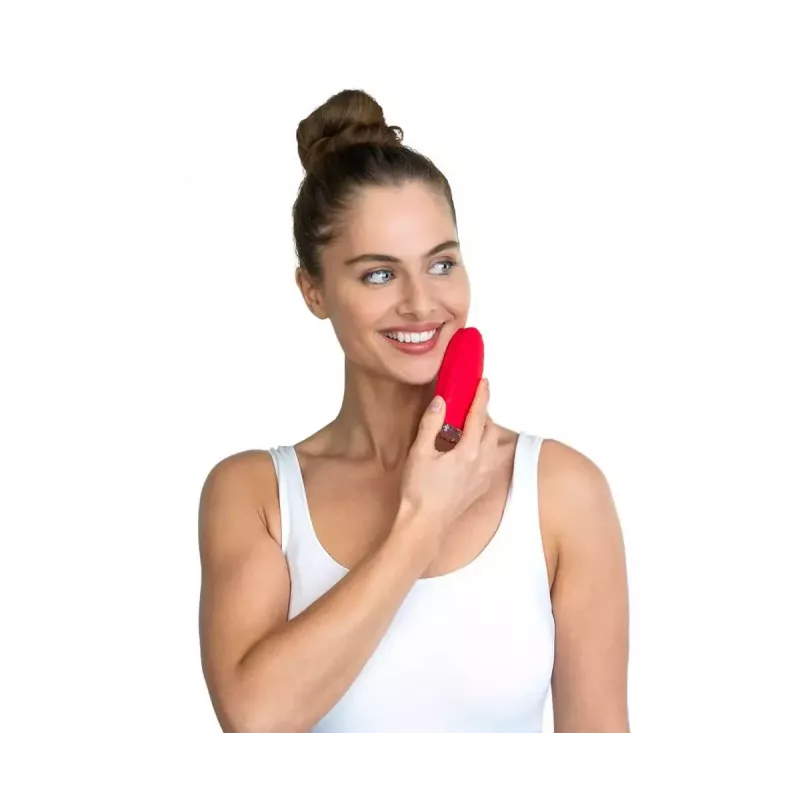 Vibrējošā birste Silk'n BRIGHT sarkanā krāsā