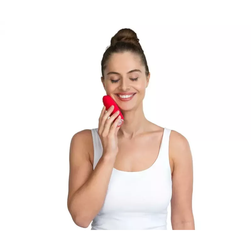 Vibrējošā birste Silk'n BRIGHT sarkanā krāsā