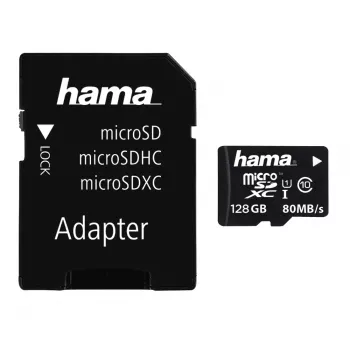 microSDXC Hama 128 GB UHS-I 10. klase 00124158