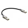 Tīkla kabelis D-Link CXP 120G, 0,5 m, CXP vīriešu–CXP vīriešu, melns