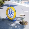 Kabeļu vilkšanas stienis Extralink Pilot 3.8mm 25m stikla šķiedras FRP dzeltens