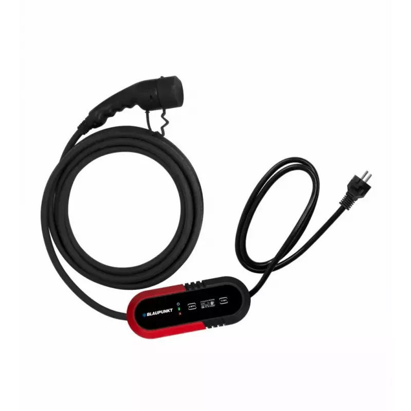 Blaupunkt P1PM2T2 melna plastmasas uz grīdas novietojama uzlādes stacija 3700W 8m kabelis