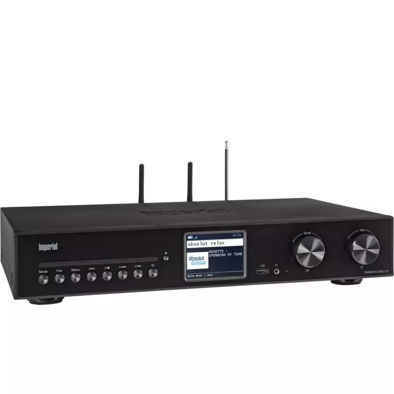 Interneta radio Imperial DABMAN i560 CD digitālais 60 W DAB+