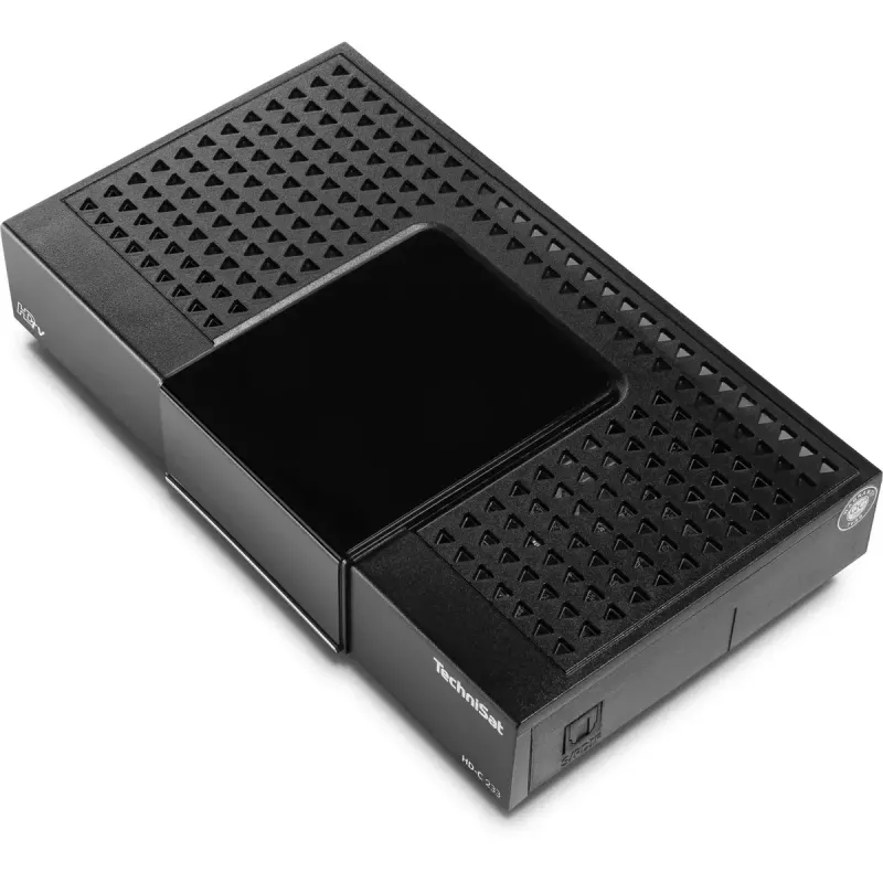Kabeļtelevīzijas uztvērējs TechniSat HD-C 233 Melns DVB-C 1 uztvērējs