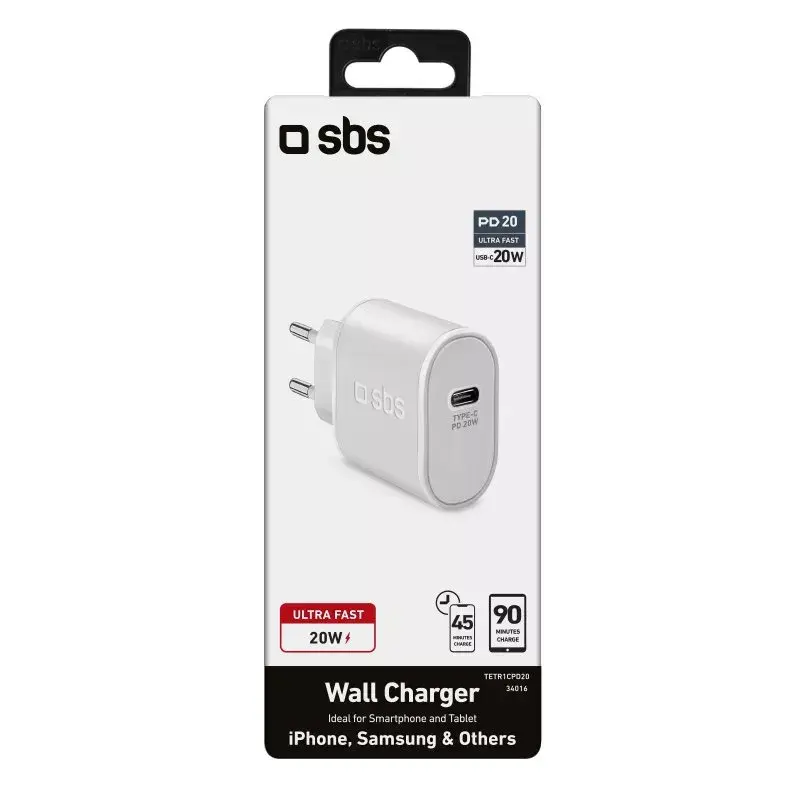 Strāvas lādētājs SBS 20 W Power Delivery lādētājs