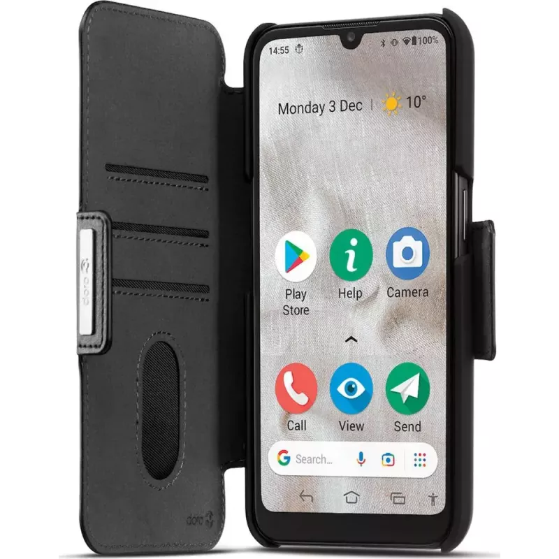 Mobilā tālruņa maciņš Bigben Connected DOROFOLIO8100N melns Doro 8100/8110