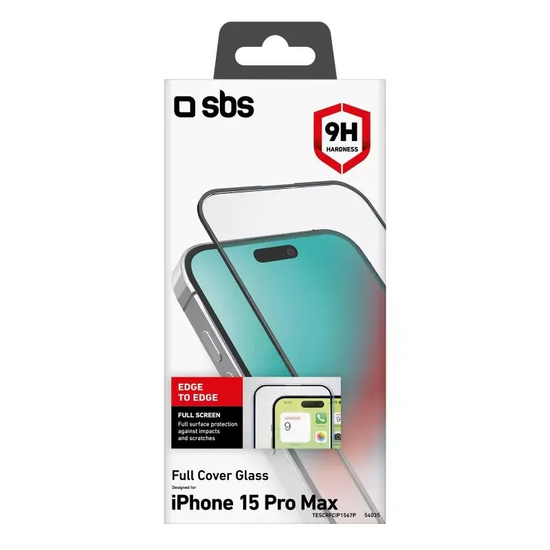 SBS TESCRFCIP1567P ekrāna aizsargplēve iPhone 15 Pro Max Caurspīdīga