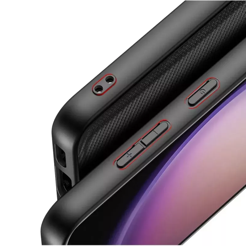 Mobilā tālruņa vāciņš Nevox StyleShell NYLO Samsung Galaxy S24 Plus melns 16,8 cm