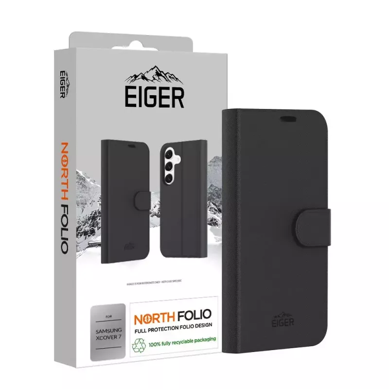 Maksts futlāris EIGER EGCA00591 Samsung Galaxy Xcover7 16.8 cm melns