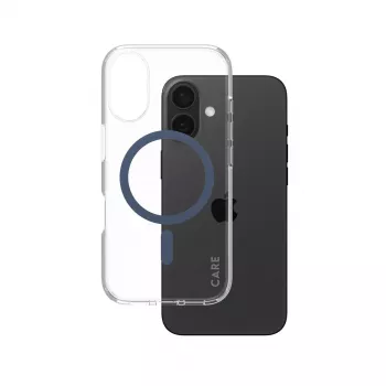 Cover PanzerGlass CARE by Flagship vāciņš Transparent Urban Combat Blue MagSafe iPhone '24 6.1 inch