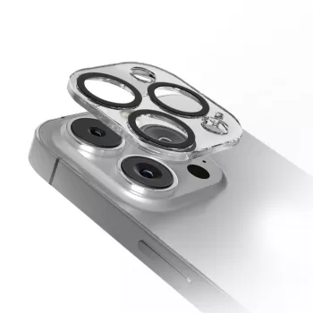 Ekrāna un kameras lēcas aizsargs SBS TECAMGLIP16PK iPhone 16 Pro/Pro Max Skrāpējumizturīgs Caurspīdīgs