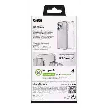 Mobilā tālruņa maciņš SBS TESKINIP1661PT iPhone 16 Pro, 16 cm, caurspīdīgs