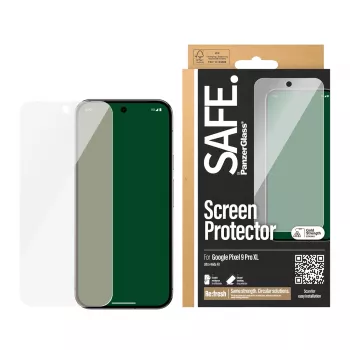 Ekrāna aizsargs PanzerGlass SAFE. by ® Google Pixel 9 Pro XL Ultra-Wide Fit Izturīgs pret skrāpējumiem Triecienizturīgs