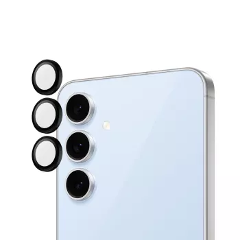 PanzerGlass ® Hoops® Kameras objektīva aizsargs Melns Samsung Galaxy S24 FE