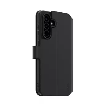 Maciņveida vāciņš PanzerGlass Samsung Galaxy A26 5G melns ar statīvu