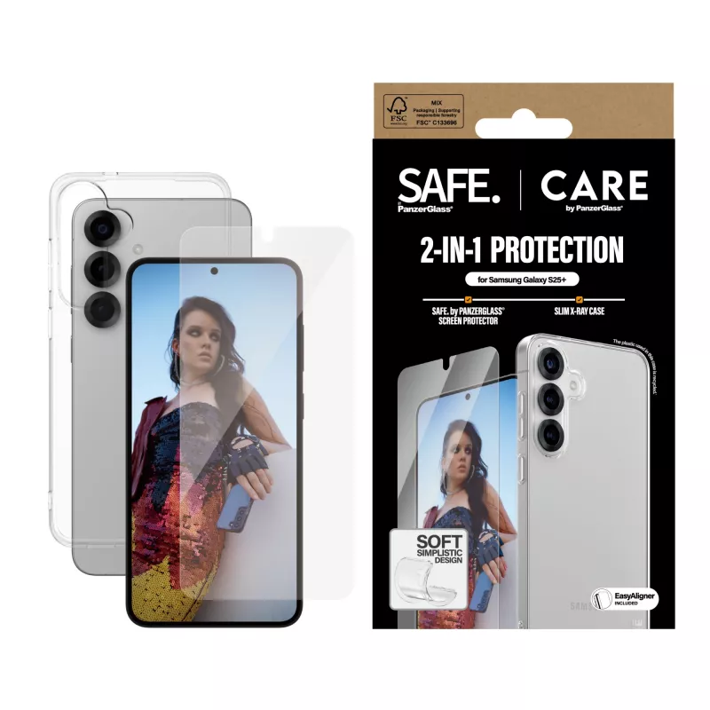 PanzerGlass CARE by Fashion 2-in-1 komplekts Samsung Galaxy S25+