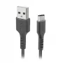 USB kabelis SBS Mobile TECABLETYC1KPOS — USB A uz USB C, USB 2.0, 1 m, Melns