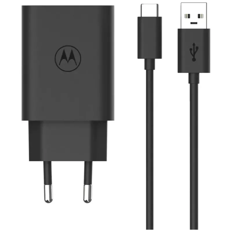 Motorola TurboPower 33W Austiņas, Austiņu komplekts, Mobilais tālrunis, Viedtālrunis Melns AC Ātrā uzlāde Iekštelpās