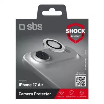 Mobilā tālruņa kameras aizsargs SBS TECAMGLIP1766 Apple iPhone 17 Air triecienu un skrāpējumu izturīgs