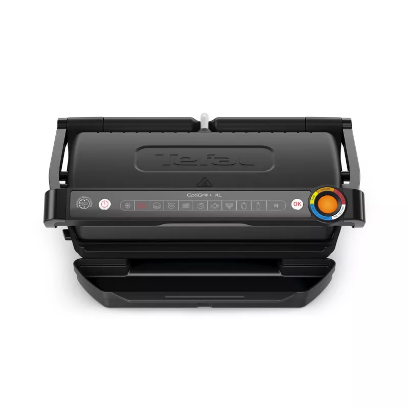 Kontaktgrils Tefal Optigrill+ XL GC727810 2000 W, taisnstūrveida, regulējams termostats, melns, 445×365×175 mm