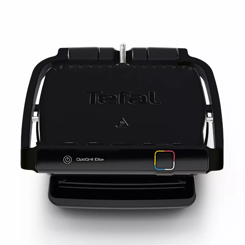 Kontaktgrils Tefal OptiGrill Elite GC7508 Melns Termoplastisks Taisnstūrveida