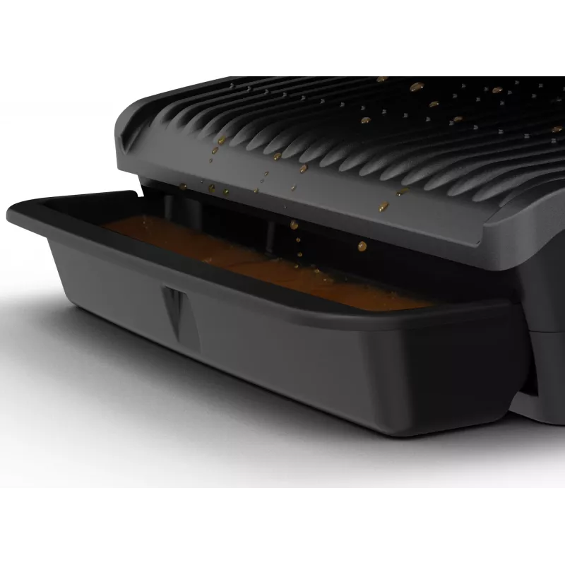 Kontaktgrils Tefal OptiGrill Elite GC7508 Melns Termoplastisks Taisnstūrveida