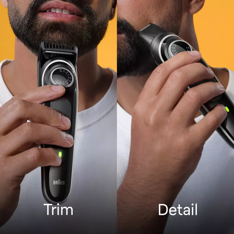 Braun BeardTrimmer 3 Bārdas Trimmeris 3 BT3440, Mazgājams, Baterija, Melns