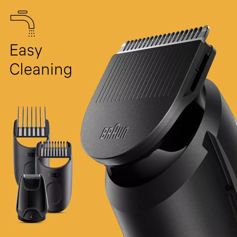 Braun BeardTrimmer 3 Bārdas Trimmeris 3 BT3440, Mazgājams, Baterija, Melns