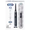 Rotējošā-svārstīgā zobu birste Oral-B iO 80363731 Melna Sudraba Pieaugušajiem Smaganu kopšana Jutīgiem zobiem Balināšana