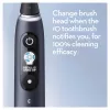 Rotējošā-svārstīgā zobu birste Oral-B iO 80363731 Melna Sudraba Pieaugušajiem Smaganu kopšana Jutīgiem zobiem Balināšana