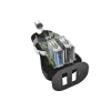 Automašīnas lādētāja komplekts SBS Mobile USB-Type-C, 2× USB 2.0 pieslēgvietas, 1 m kabelis, 12 W, 12/24 V ieeja, melns