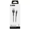 Lightning uz USB A kabelis SBS Mobile TECABLEUSBIP589K – 1 m, USB 2.0, melns