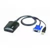 ATEN CV211 Laptop USB KVM Console Crash Cart Adapter