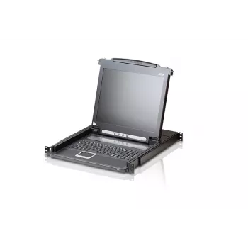 ATEN CL1000M-ATA-GG plaukta konsole 43,2 cm (17 collas) Melna 1U