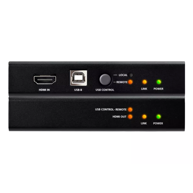 AV KVM paplašinātājs ATEN CE801 — USB True 4K HDMI caur Cat6 (4K @ 70 m / FHD @ 100 m), HDMI un USB Type-A, melns
