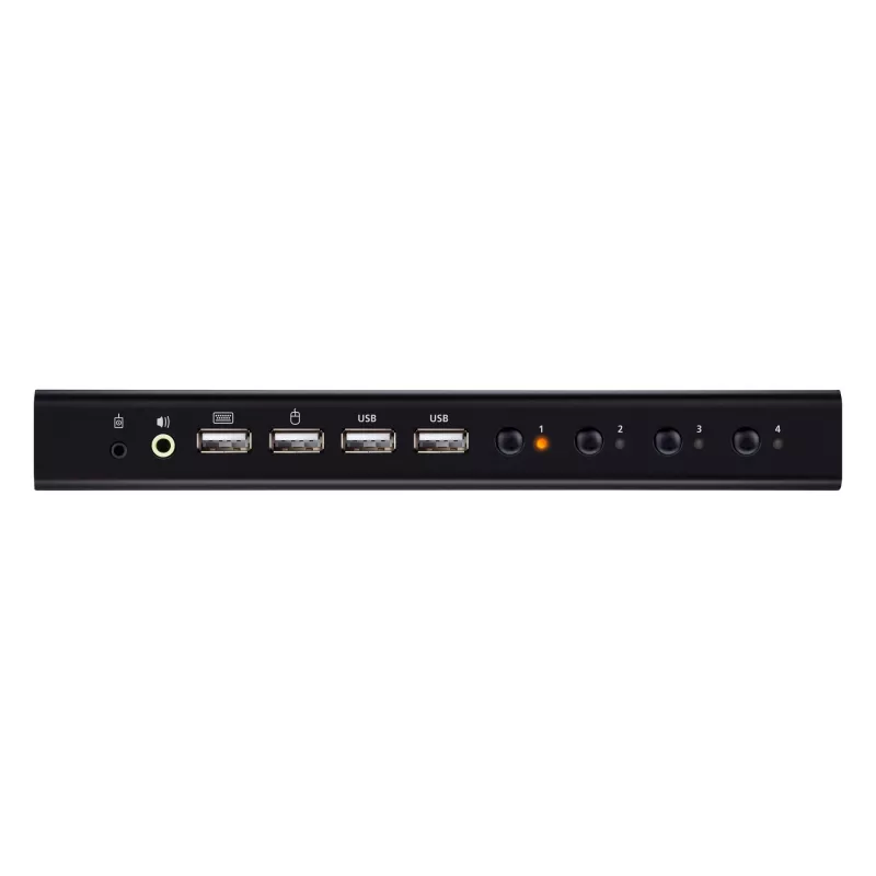 ATEN 4-portu USB 4K HDMI KVMP slēdzis USB tastatūra pele video