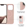 Cover dbramante1928 Monaco iPhone 14 Pro Max Pink Sand