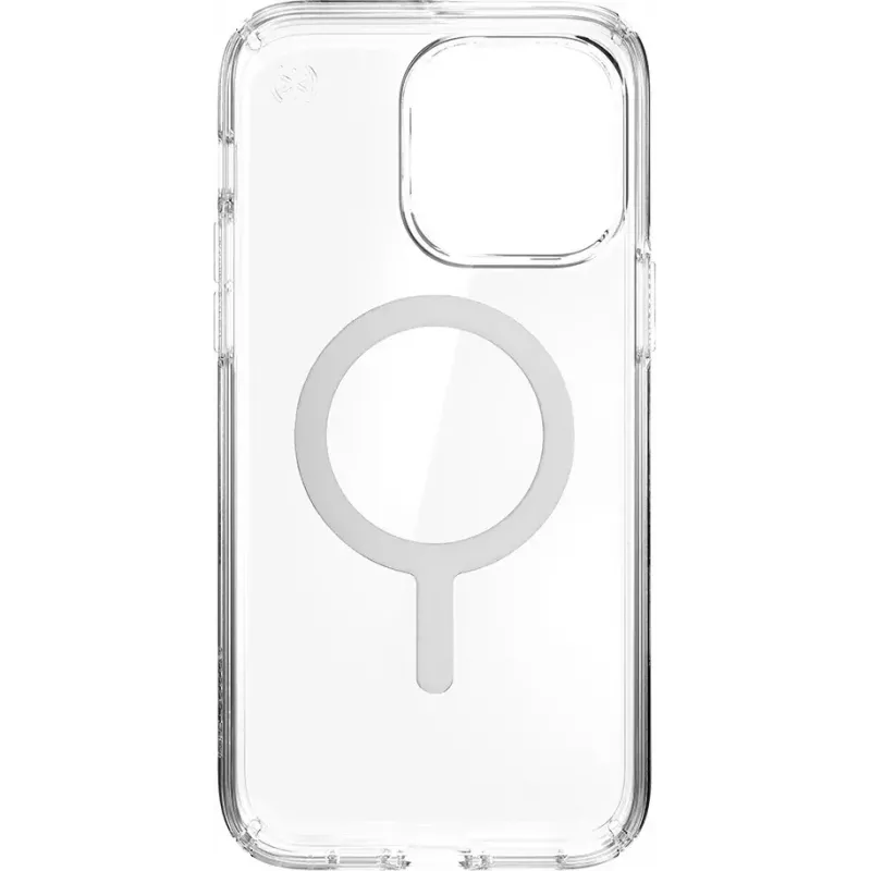 Speck Presidio Perfect Clear + MS Apple iPhone 14 Pro Max Clear - with Microban Rugged Case