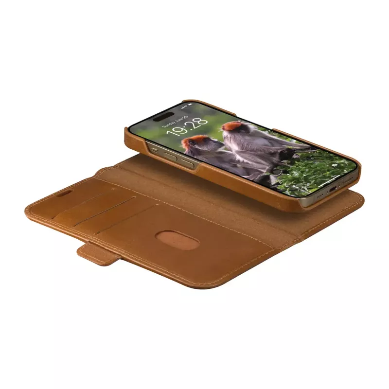Folio Case dbramante1928 Lynge iPhone 15 Pro brūns