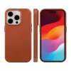 Cover dbramante1928 Roskilde iPhone 15 Pro Tan Monochromatic Red