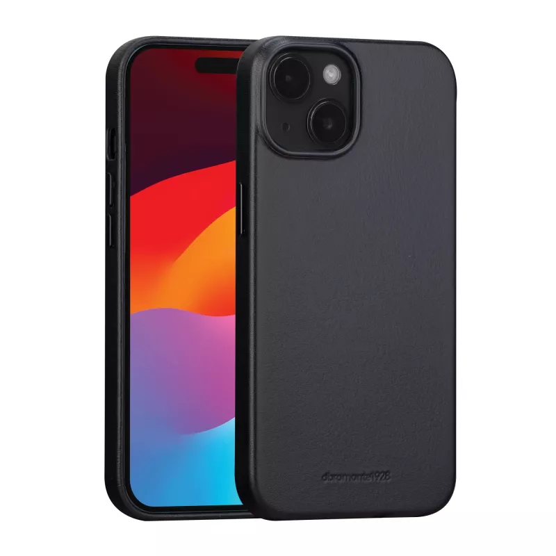 Cover dbramante1928 Roskilde MagSafe iPhone 15 Plus Melns