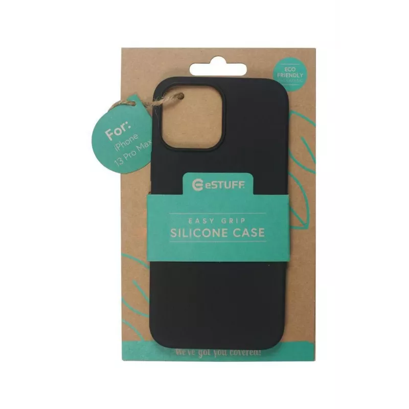 eSTUFF ES67120004 mobilā tālruņa vāciņš 17 cm (6,7 collas) Vāks Melns
