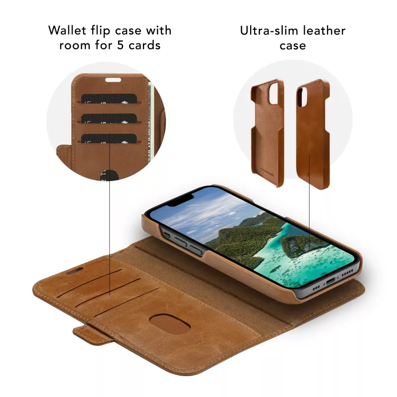dbramante1928 Lynge - iPhone 12/12 Pro 6.1 collas - Tan, maciņveida vāciņš, Apple, iPhone 12/12 Pro, 15.5 cm (6.1 collas), Tan
