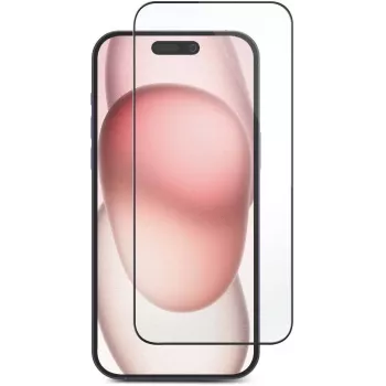 eSTUFF INFINITE iPhone 17 Air pilna pārklājuma ekrāna aizsargs, izturīgs pret skrāpējumiem un triecieniem, rūdītais stikls