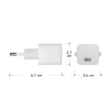 dbramante1928 re-charge Pro - EU sienas lādētājs USB-C 25W - W, iekštelpām, maiņstrāva, balts