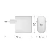 dbramante1928 re-charge Pro - ES sienas lādētājs USB-C 65W - W, Iekštelpām, Maiņstrāva, Balts